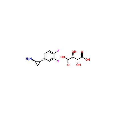CAS 220352-39-6|Циклопропанамін,2-(3,4-дифторфеніл)-(1R,2S)-(2R,3R)-2,3-дигідроксибутандіоат (1:1)