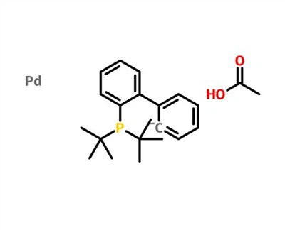 CAS 577971-19-8 оцтова кислота, дитрет-бутил-(2-фенілфеніл)фосфан, паладій
